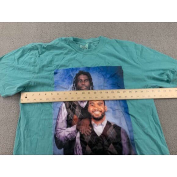 Tyreek Hill Tua Tagovailoa Miami Football Heavyweight T Shirt XL Blue Graphic - Picture 4 of 7